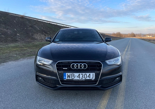 Audi A5 cena 79950 przebieg: 159980, rok produkcji 2013 z Świebodzin małe 232